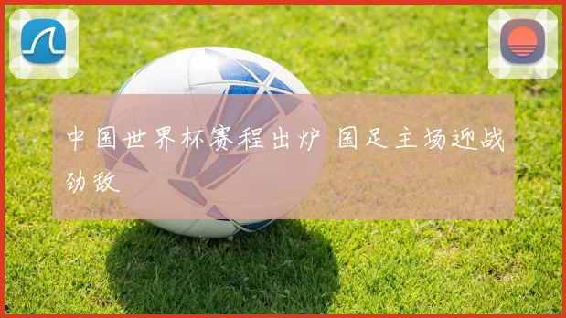 中国世界杯赛程出炉 国足主场迎战劲敌